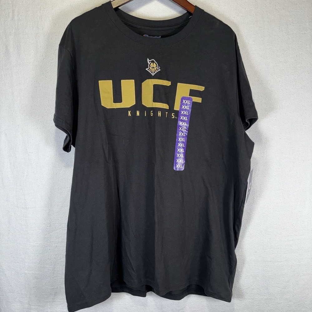 UCF Knights Heavy Champion 2XL T Shirt University of Central Florida NCAA